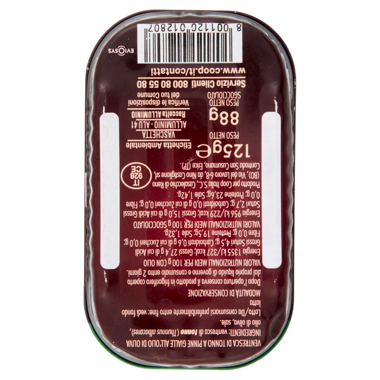 Ventresca di tonno all'olio di oliva 125 gr - Immagine 31