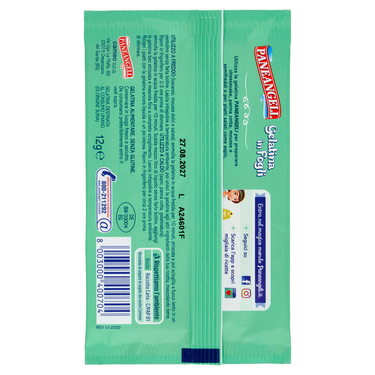 Gelatina in fogli 12 gr - Immagine 21