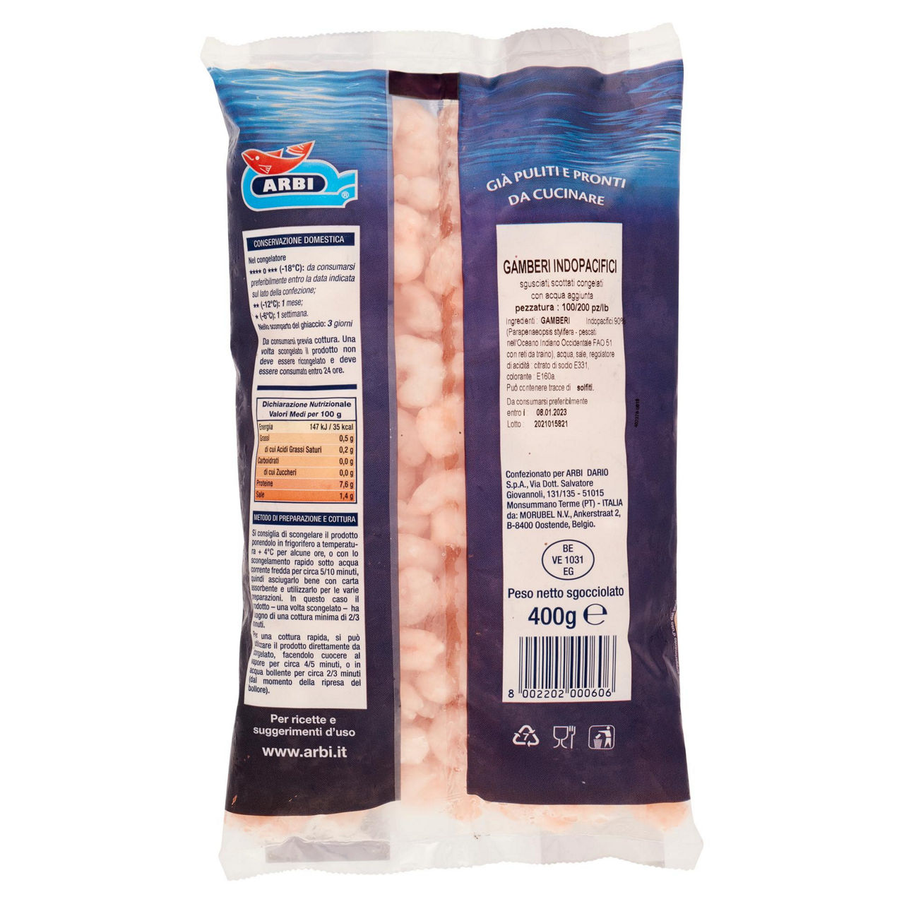 Gamberetti sguscati surgelati 400 gr - Immagine 51