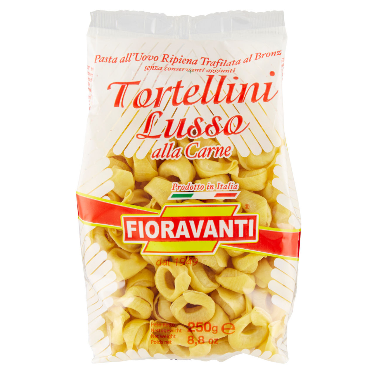 TORTELLINI LUSSO PICCOLI FIORAVANTI BUSTA GR.250 - Immagine 01
