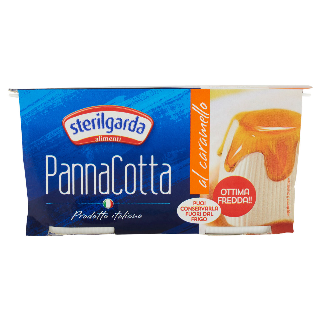 Panna cotta al caramello 2 pz 180 gr