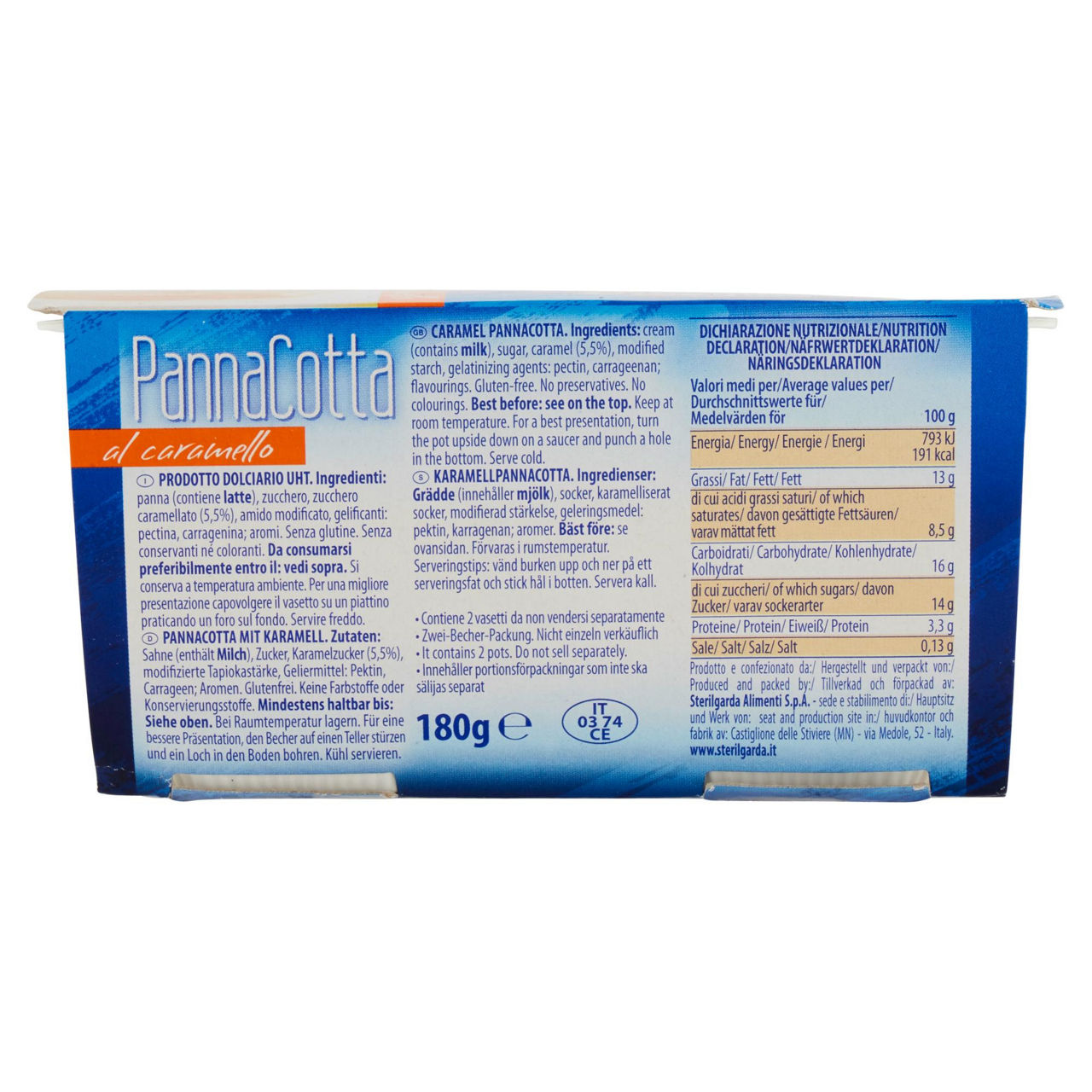 Panna cotta al caramello 2 pz 180 gr - Immagine 41