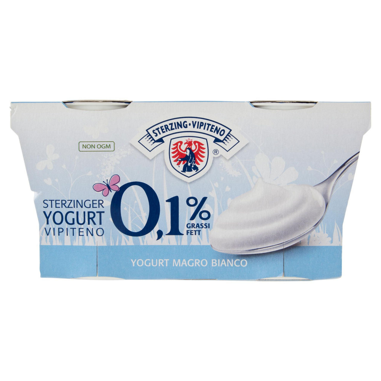 Yogurt magro bianco naturale 2 pz da 125 gr - Immagine 01