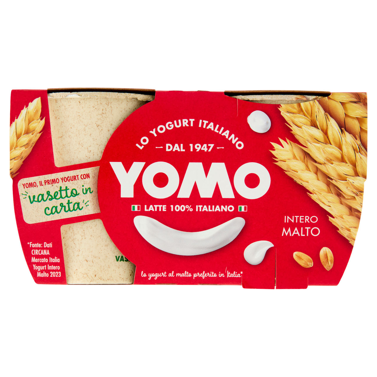 Yogurt intero al malto 2 pz da 125 gr - Immagine 01
