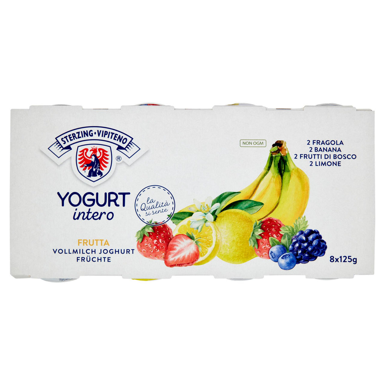 Yogurt intero alla frutta 8 pz da 125 gr - Immagine 01