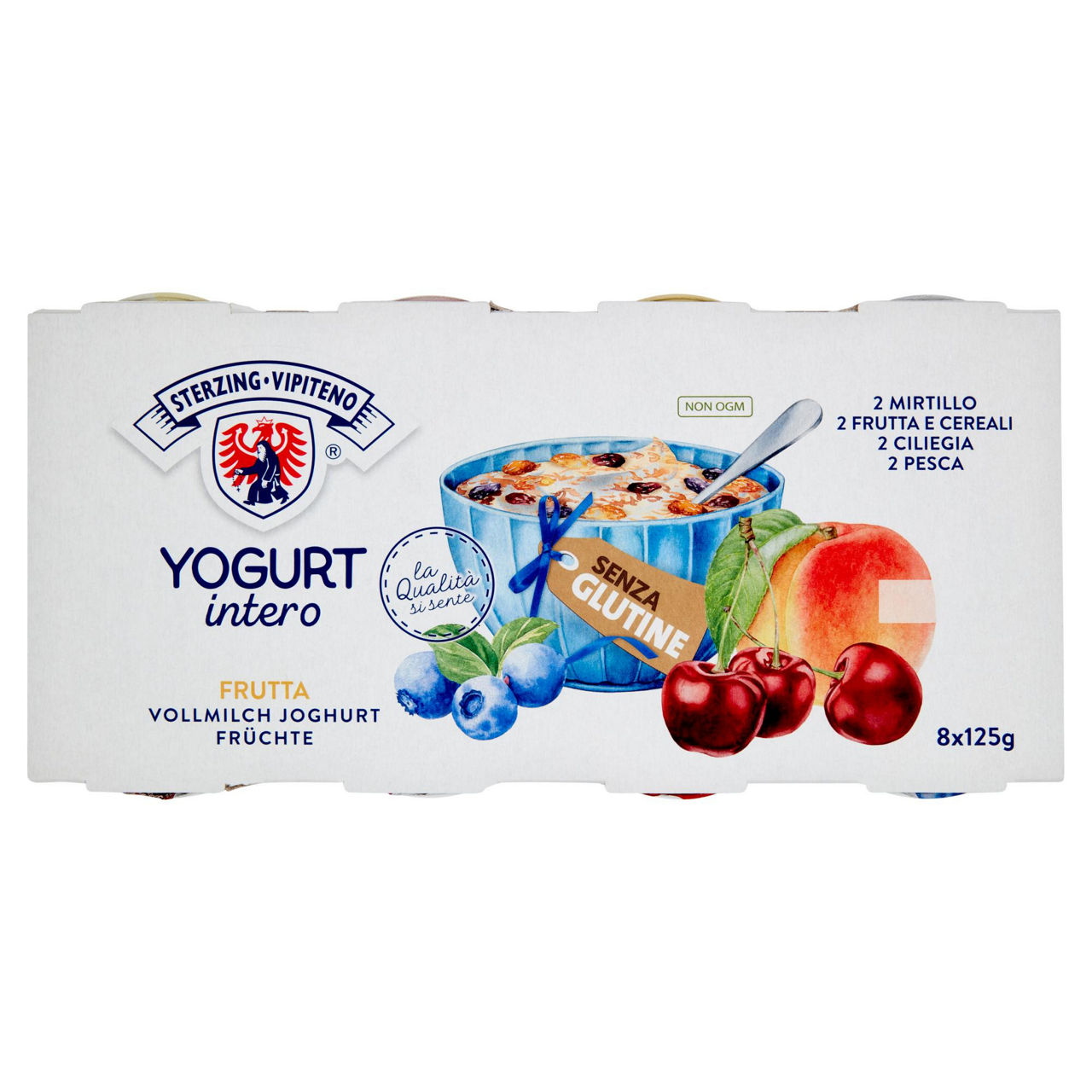 Yogurt intero alla frutta 8 pz da 125 gr - Immagine 01