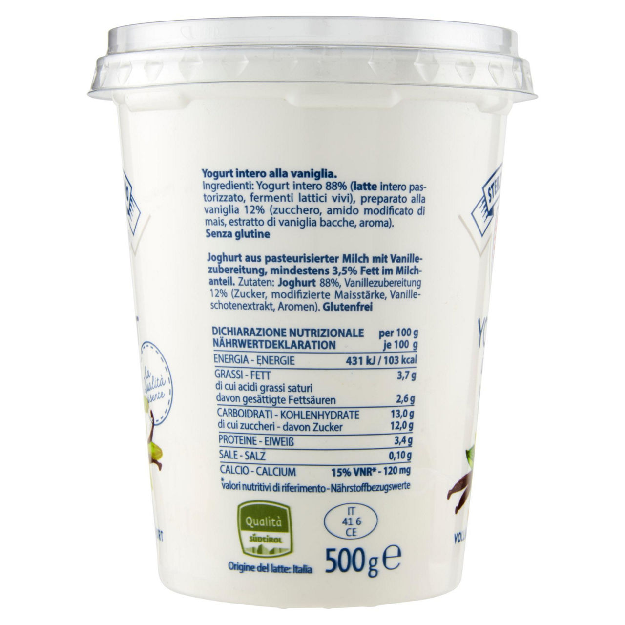 Yogurt intero alla vaniglia 500 gr - Immagine 31