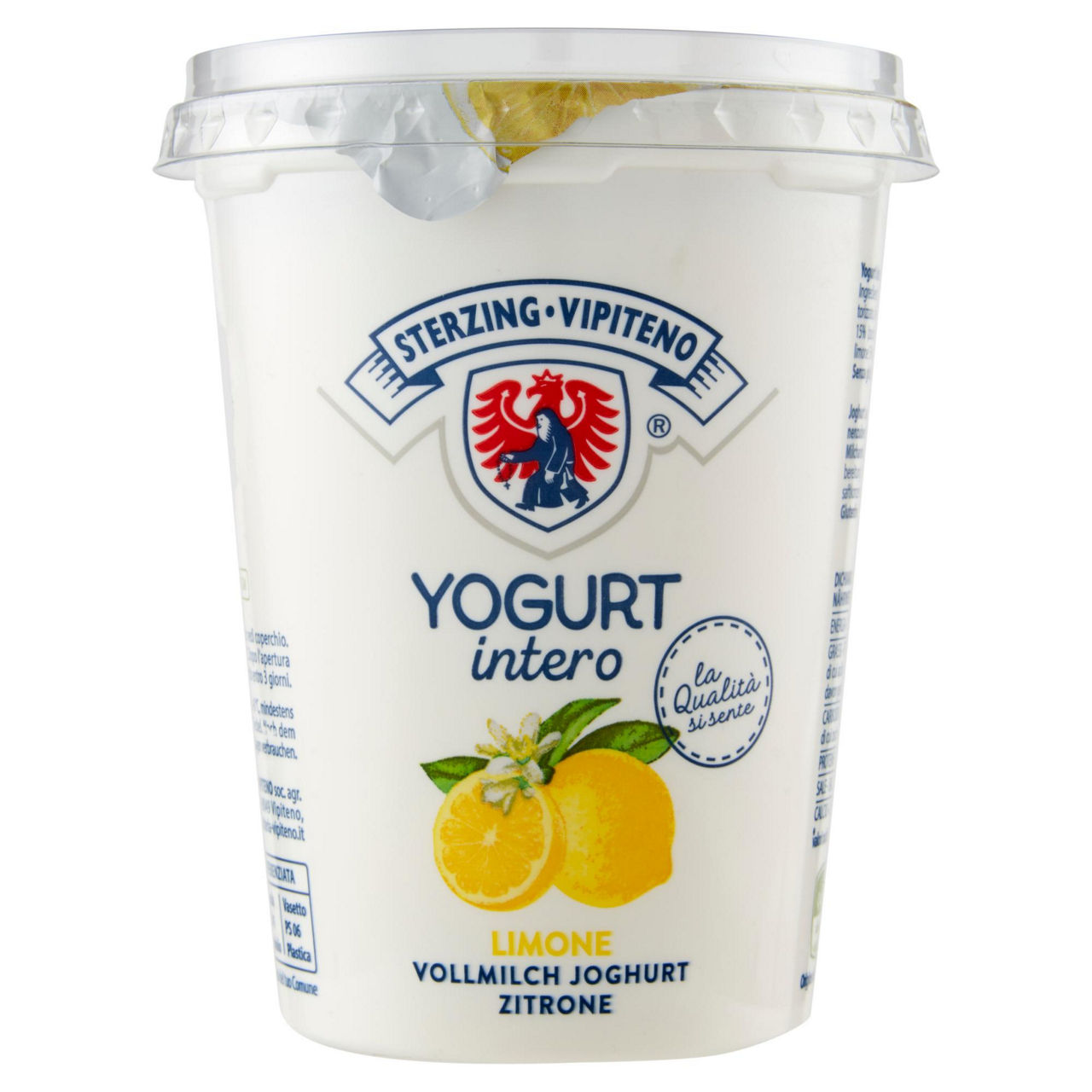 Yogurt intero al limone 500 gr