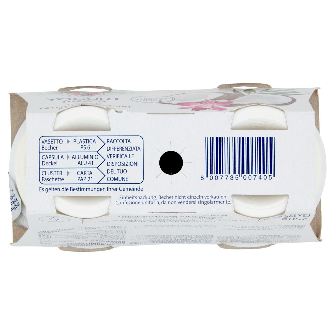 Yogurt intero al cocco 2 pz da 125 gr - Immagine 31