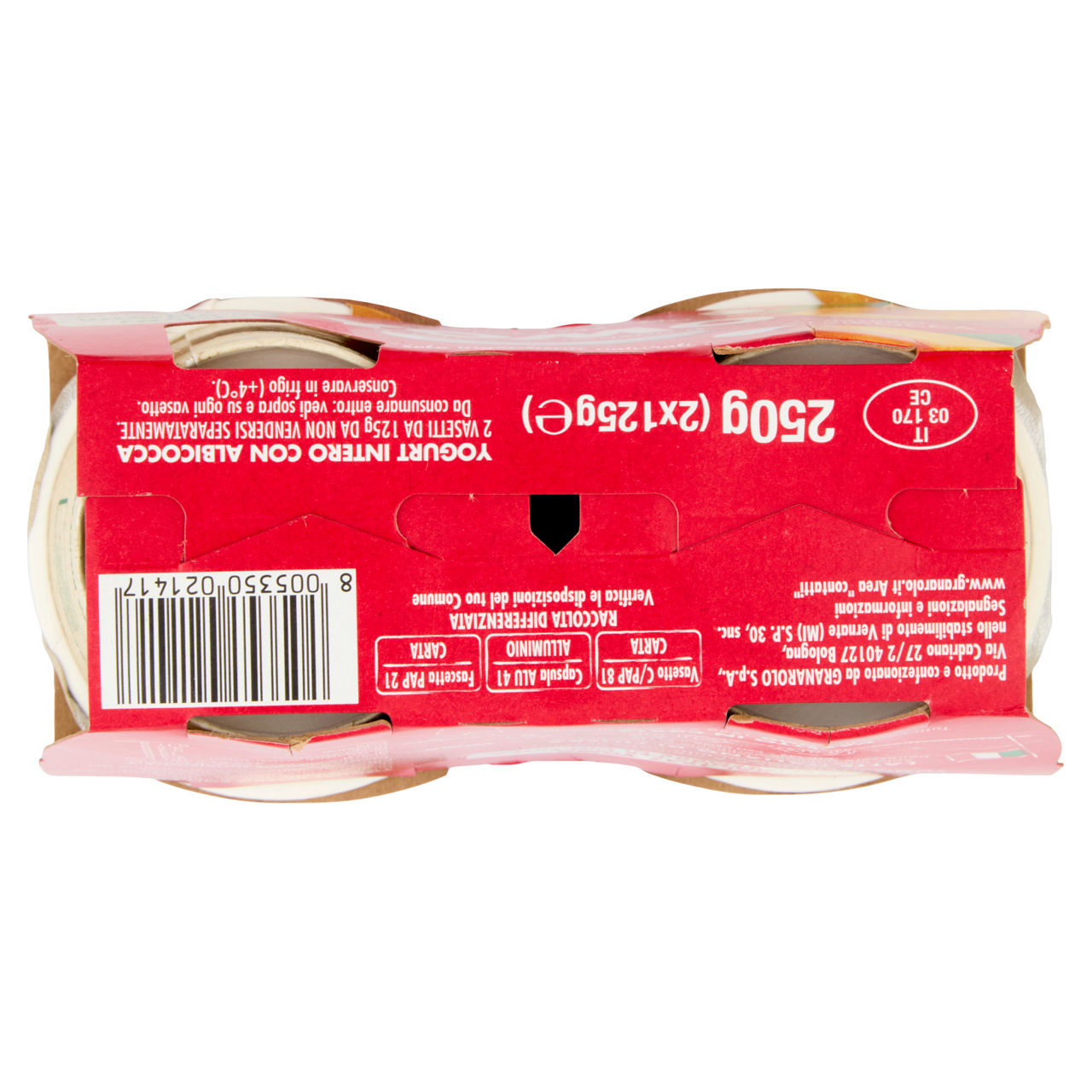Yogurt intero all'albicocca 2 pz da 125 gr - Immagine 11