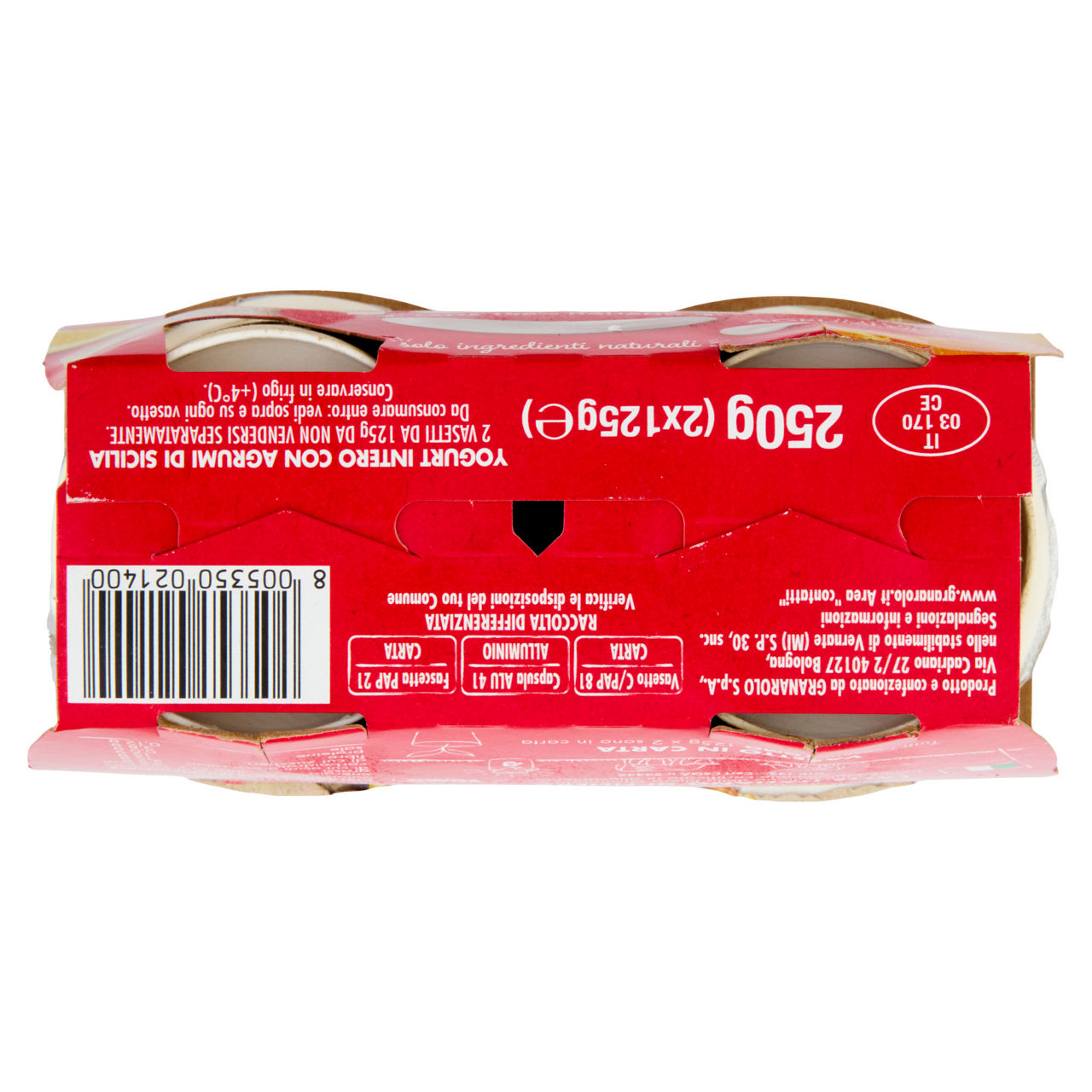 Yogurt intero agli agrumi di Sicilia 2 pz da 125 gr - Immagine 11