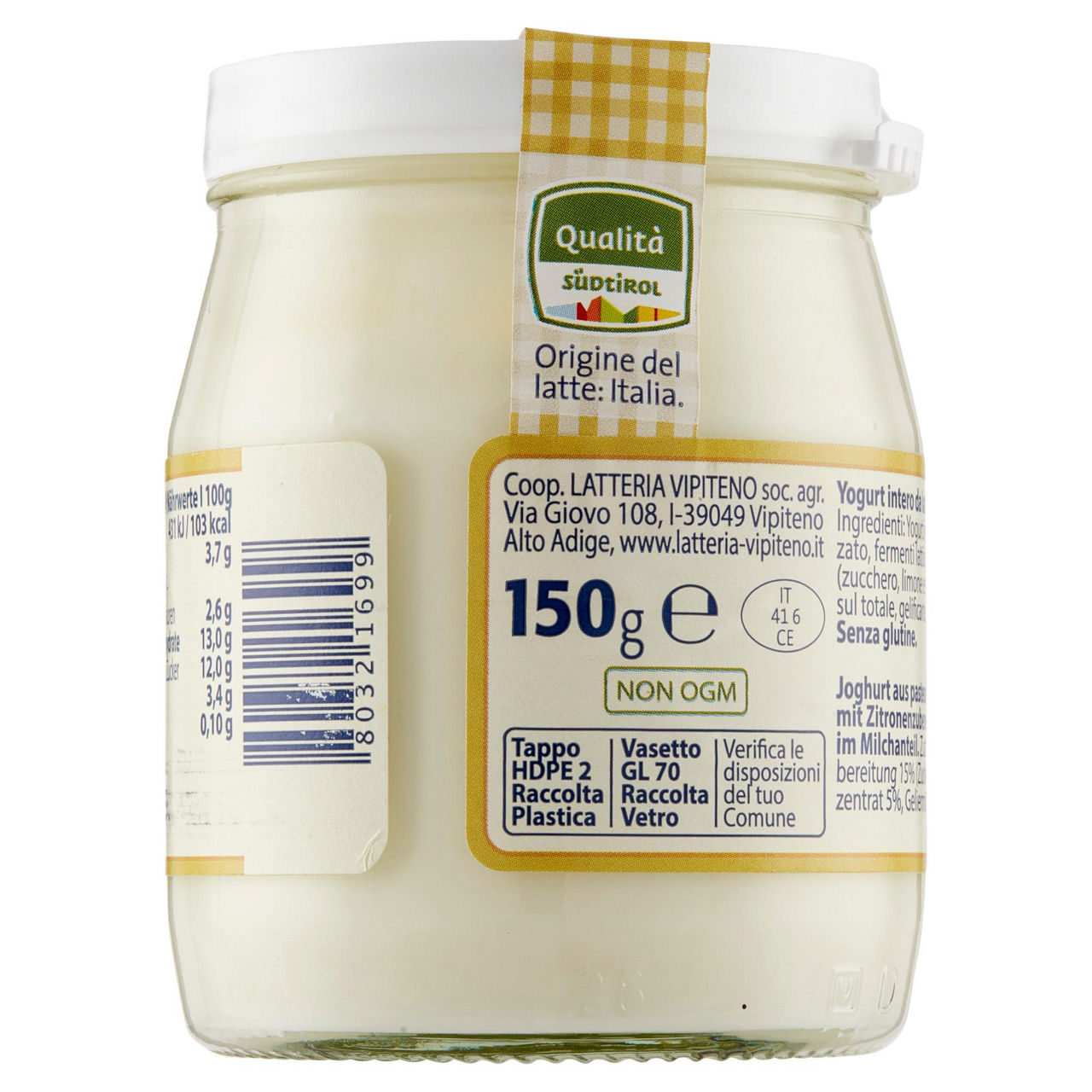 Yogurt da Latte Fieno al limone 150 gr - Immagine 51