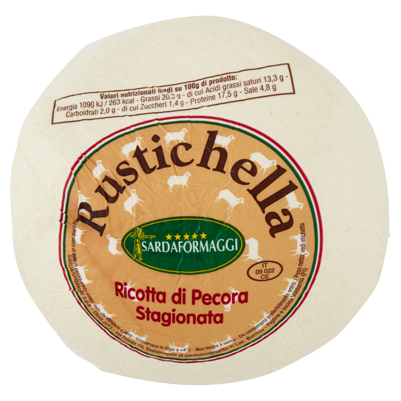 Ricotta di pecora stagionata - Immagine 01