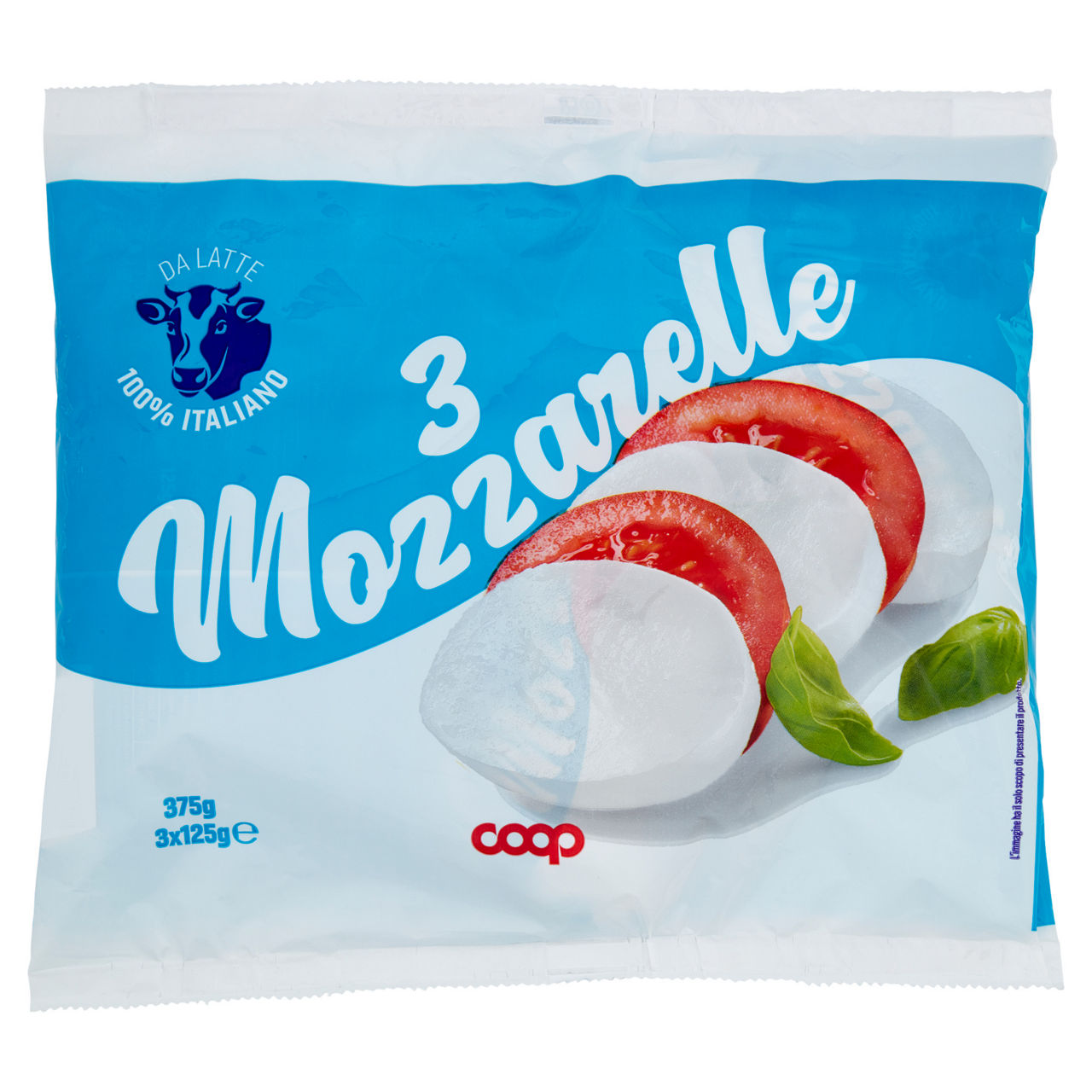 Mozzarella con latte italiano 3 pz da 125 gr