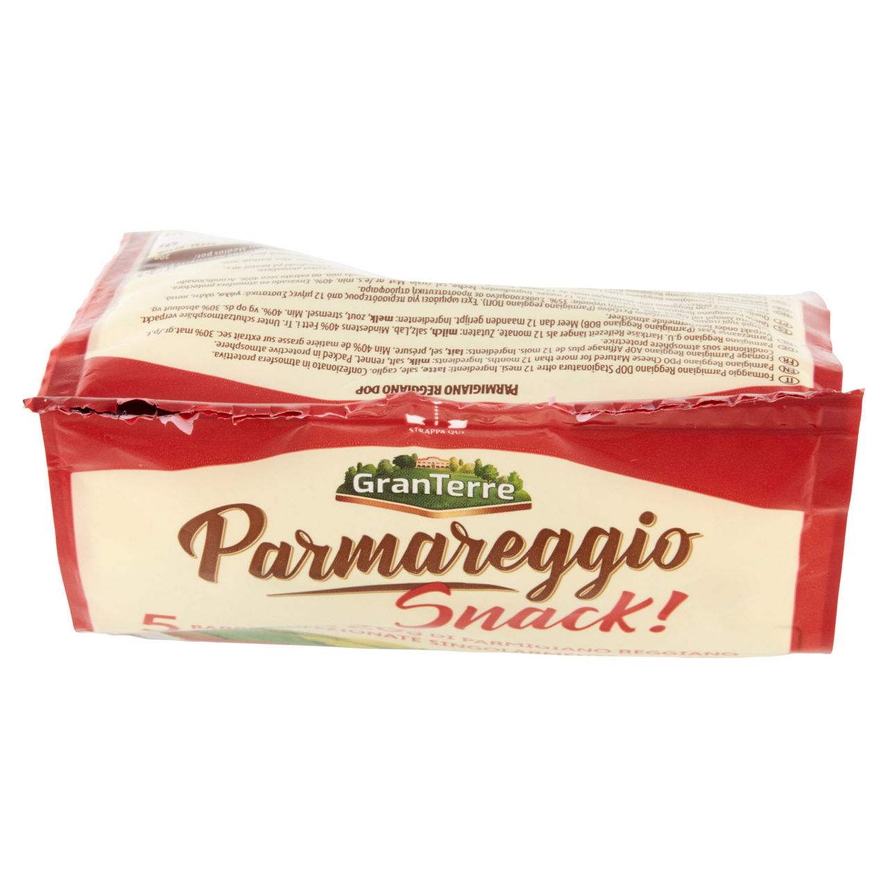 Snack di Parmigiano Reggiano DOP oltre 12 mesi 5 pz 100 gr - Immagine 31