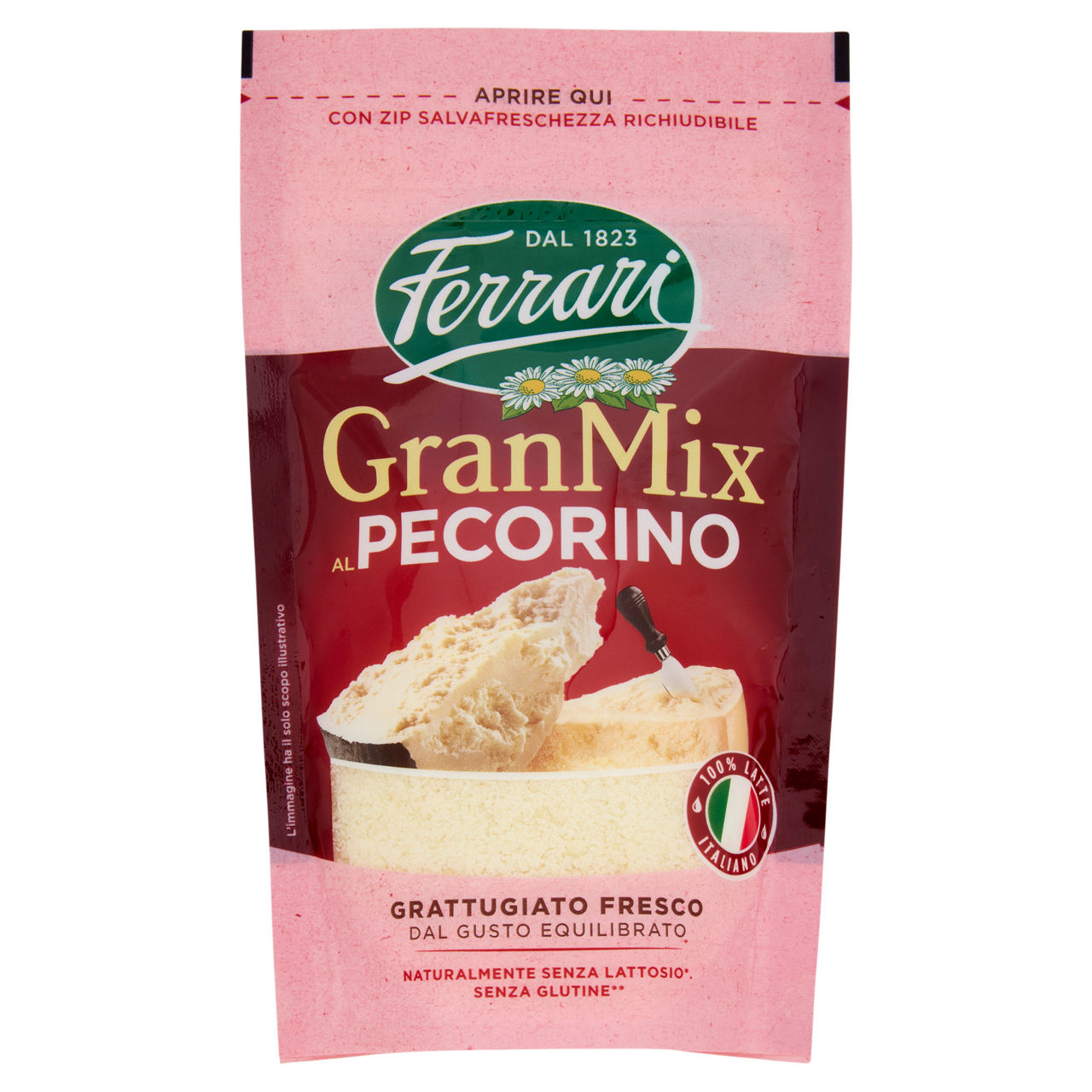 Mix di formaggi grattugiati con pecorino 100 gr