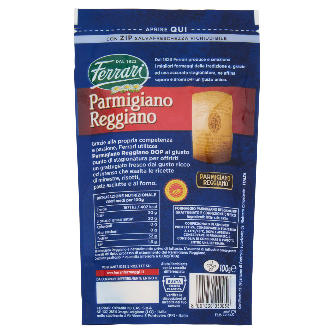 Parmigiano reggiano grattugiato gr 100 - Immagine 51