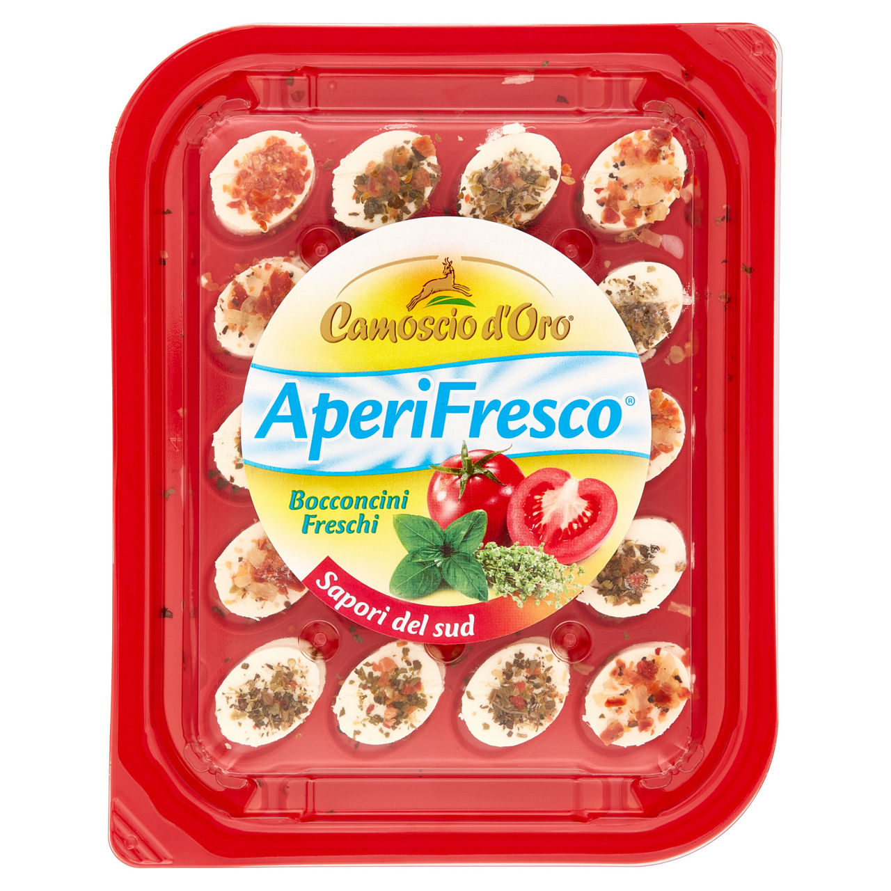 Bocconcini di formaggio fresco con spezie e piante aromatiche 100 gr
