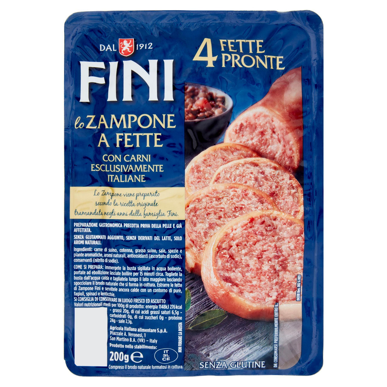 Zampone a fette 200 gr