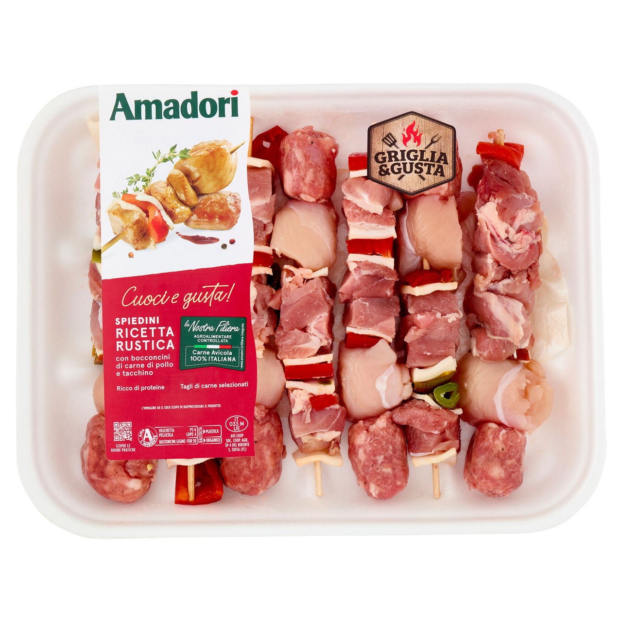 Spiedini di pollo e tacchino Ricetta Rustica - Immagine 11