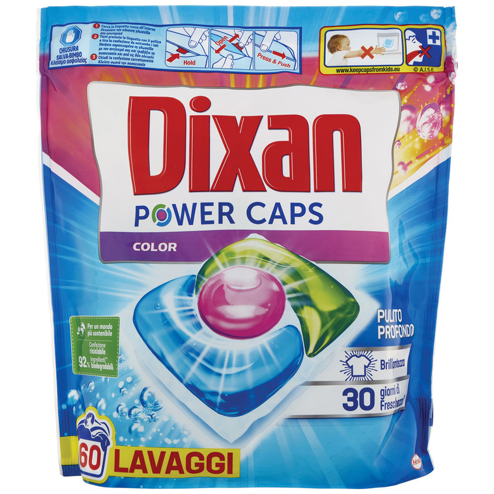 Detersivo lavatrice in caps color 60 lavaggi