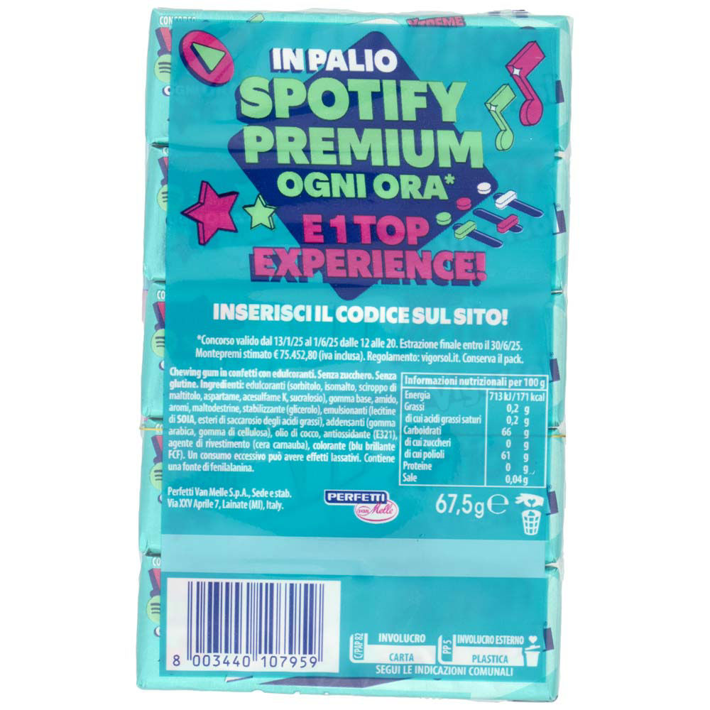 Chewing gum in confetti Xtreme 5 pz 66 gr - Immagine 21