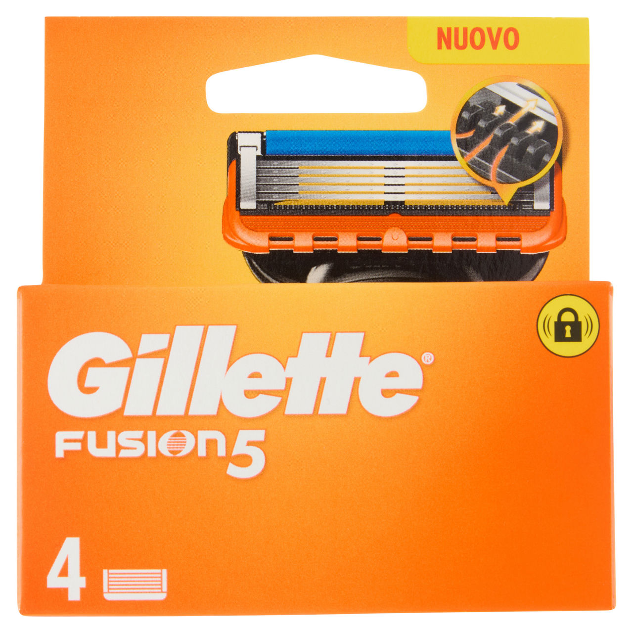 Lame di ricambio gillette fusion5 manual pz.4 - Immagine 01
