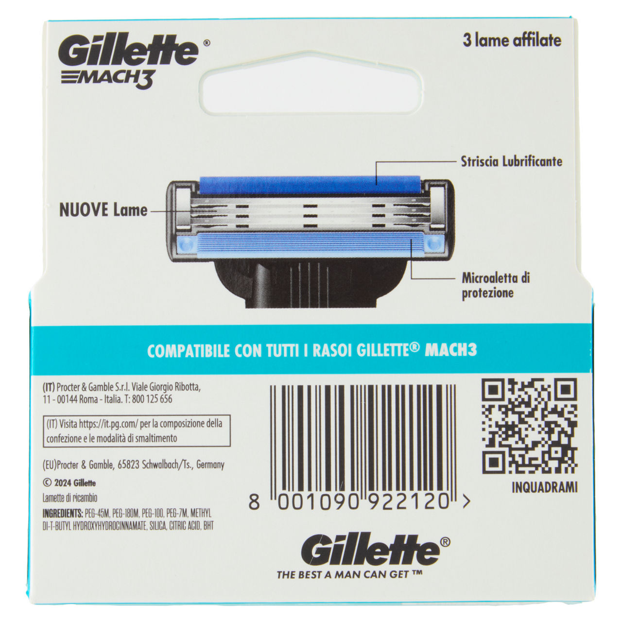Lame di ricambio gillette mach3 standard pz. 5 - Immagine 41