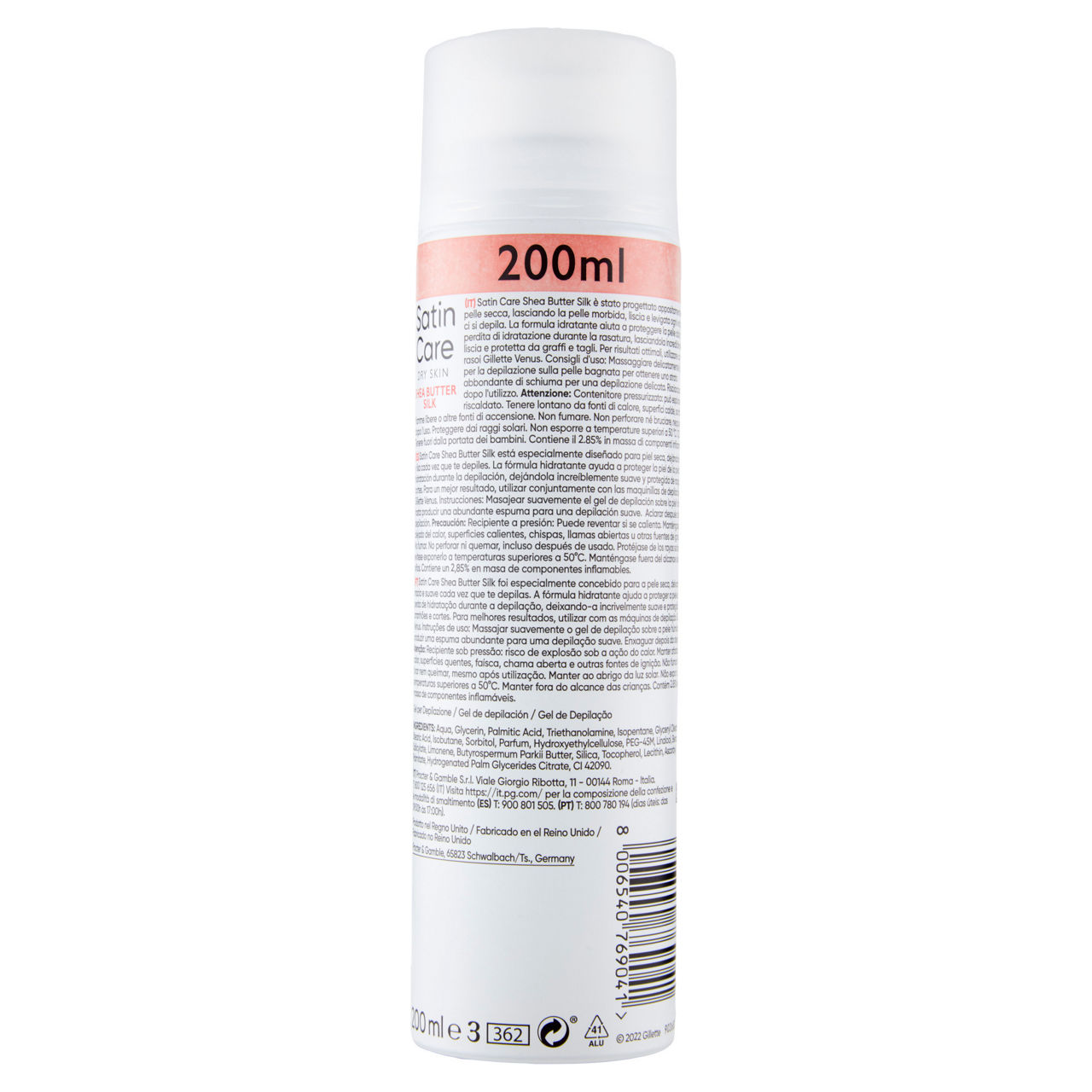 Gel rasatura satin care dry skin burro di karite' ml 200 - Immagine 41