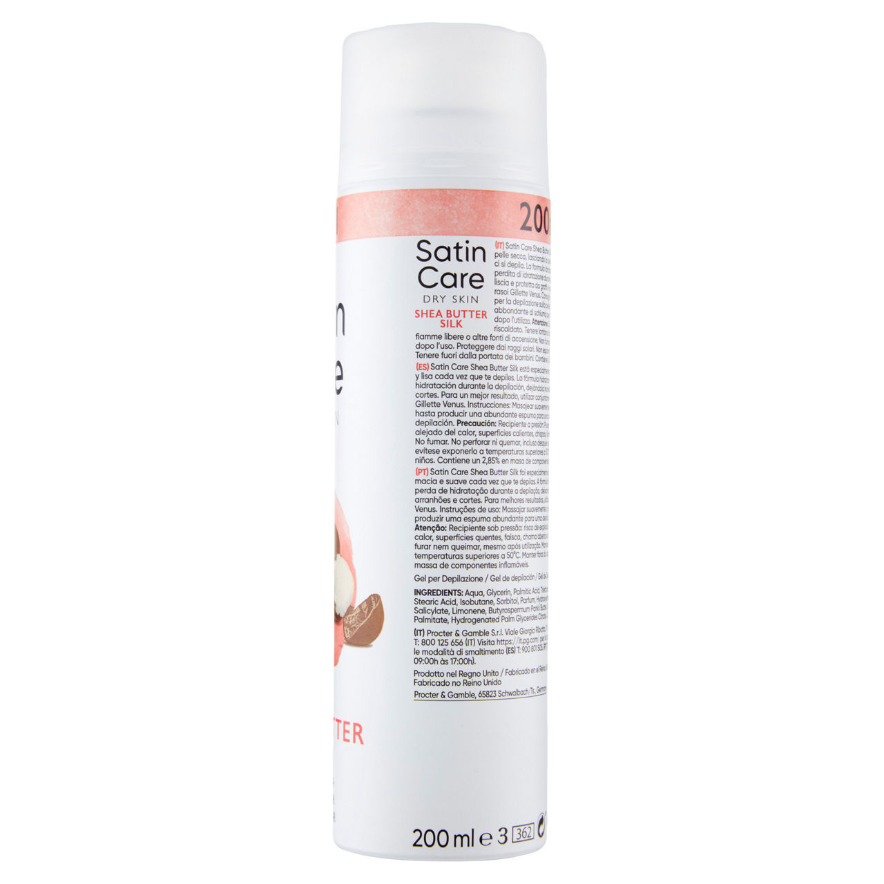 Gel rasatura satin care dry skin burro di karite' ml 200 - Immagine 11