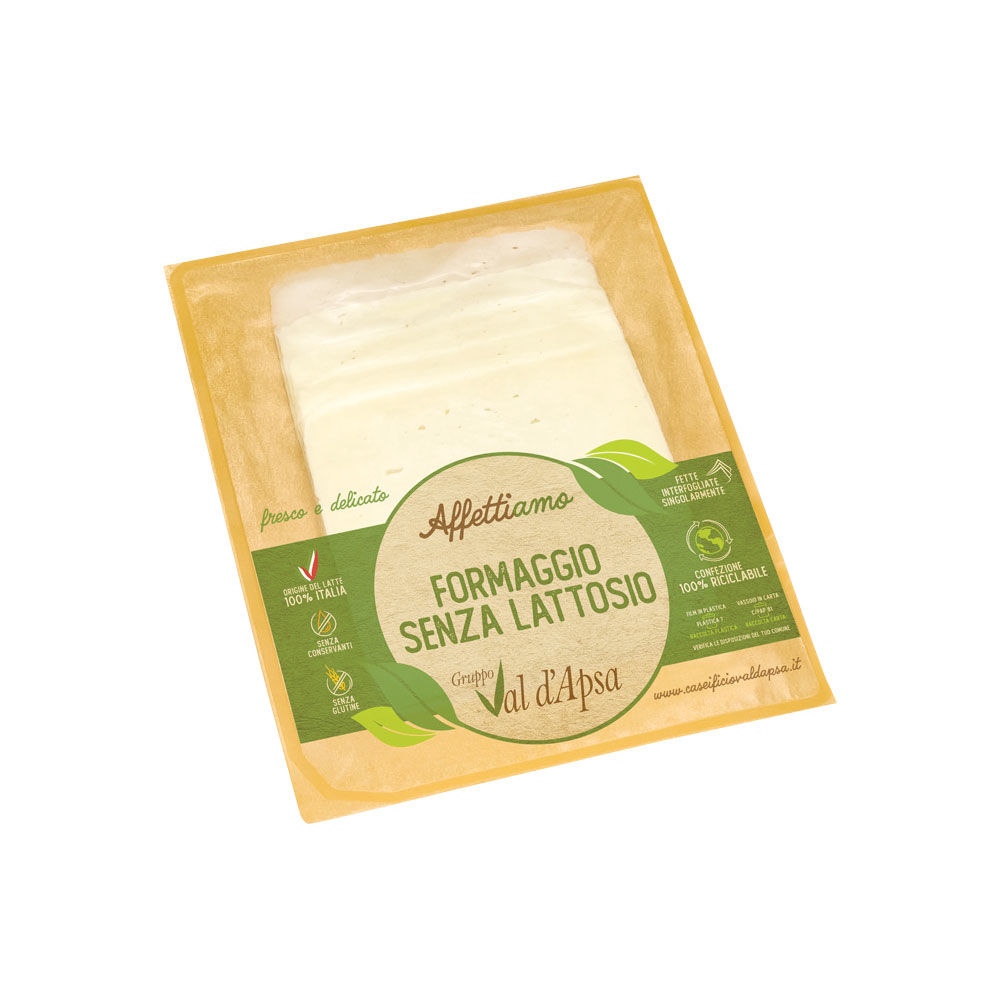 Formaggio senza lattosio a fette 80 gr