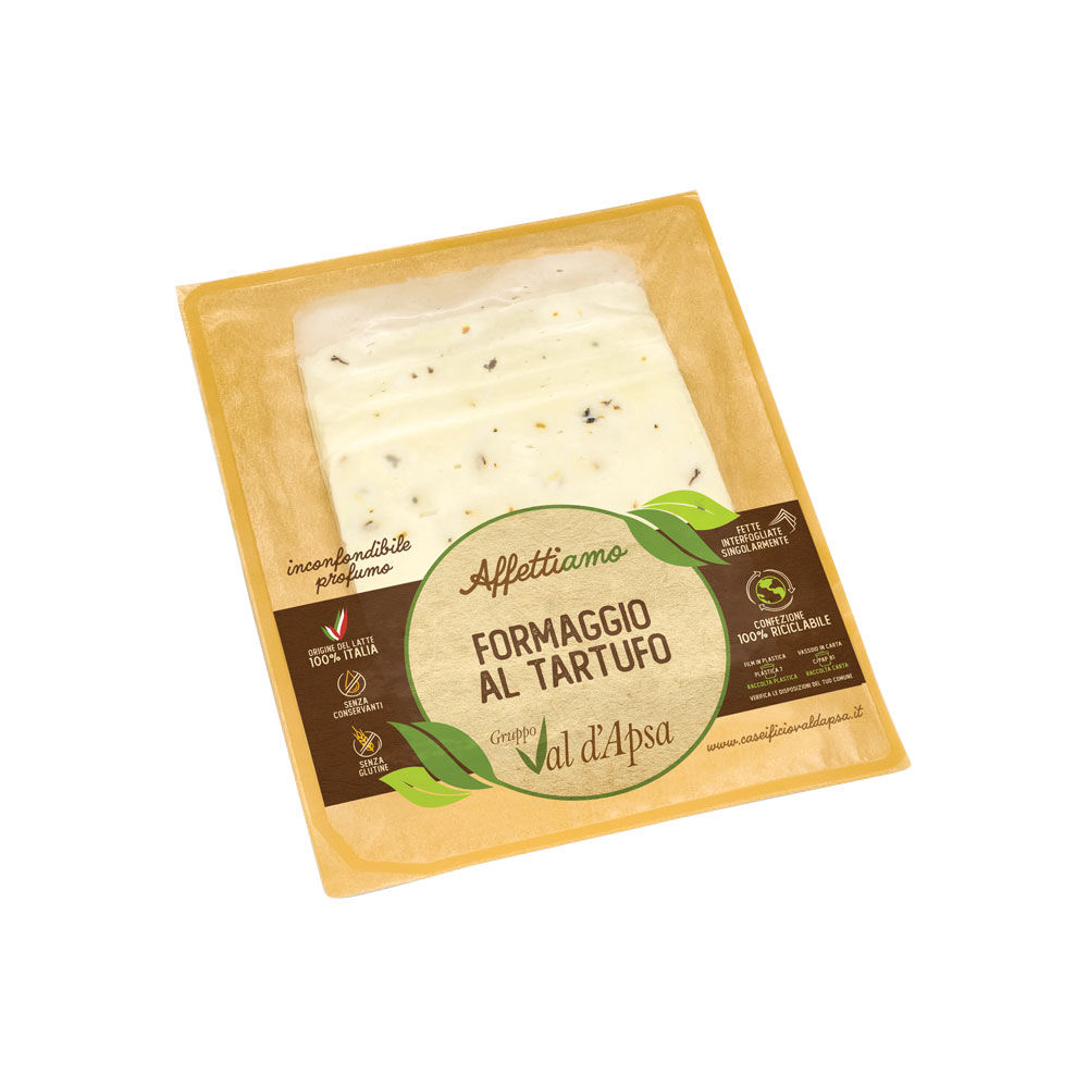 Formaggio al tartufo a fette 80 gr - Immagine 01