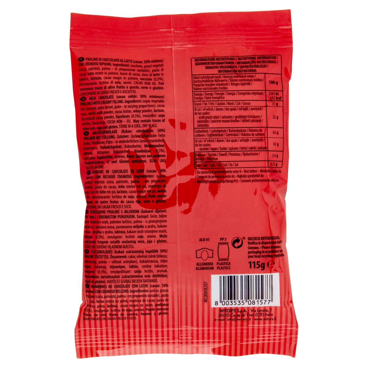 Ovetti di cioccolato al latte con ripieno di nocciola sonetti mini 115 gr - Immagine 21