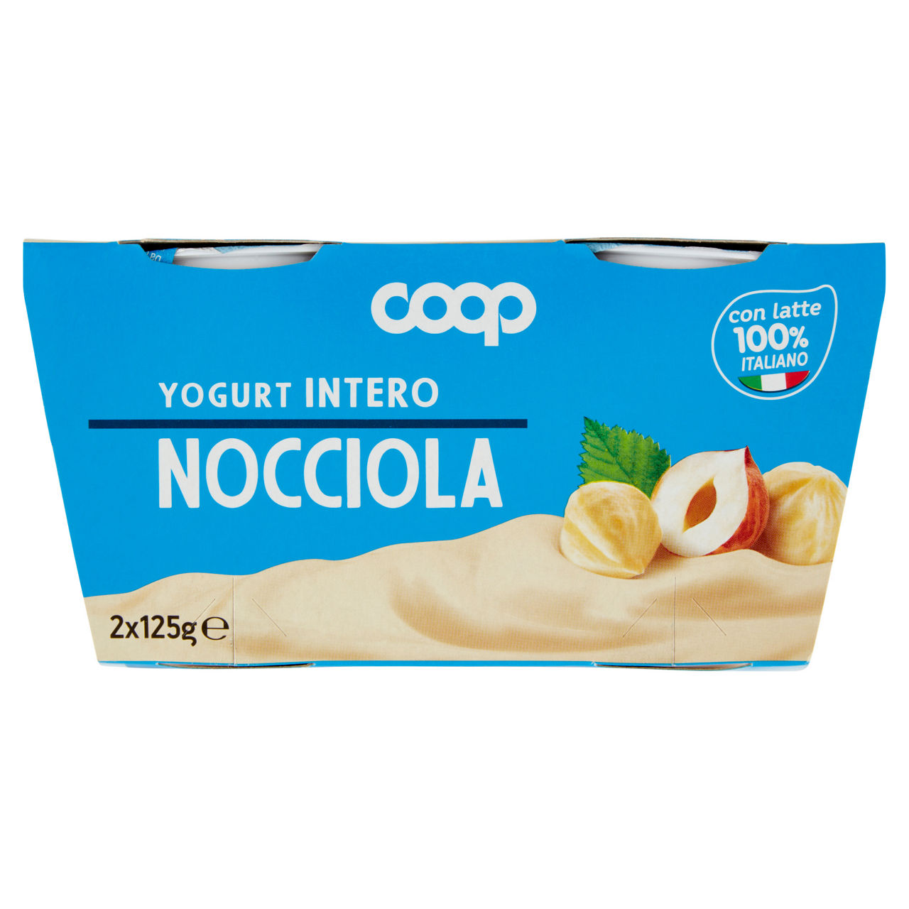 Yogurt intero alla nocciola 2 pz da 125 gr
