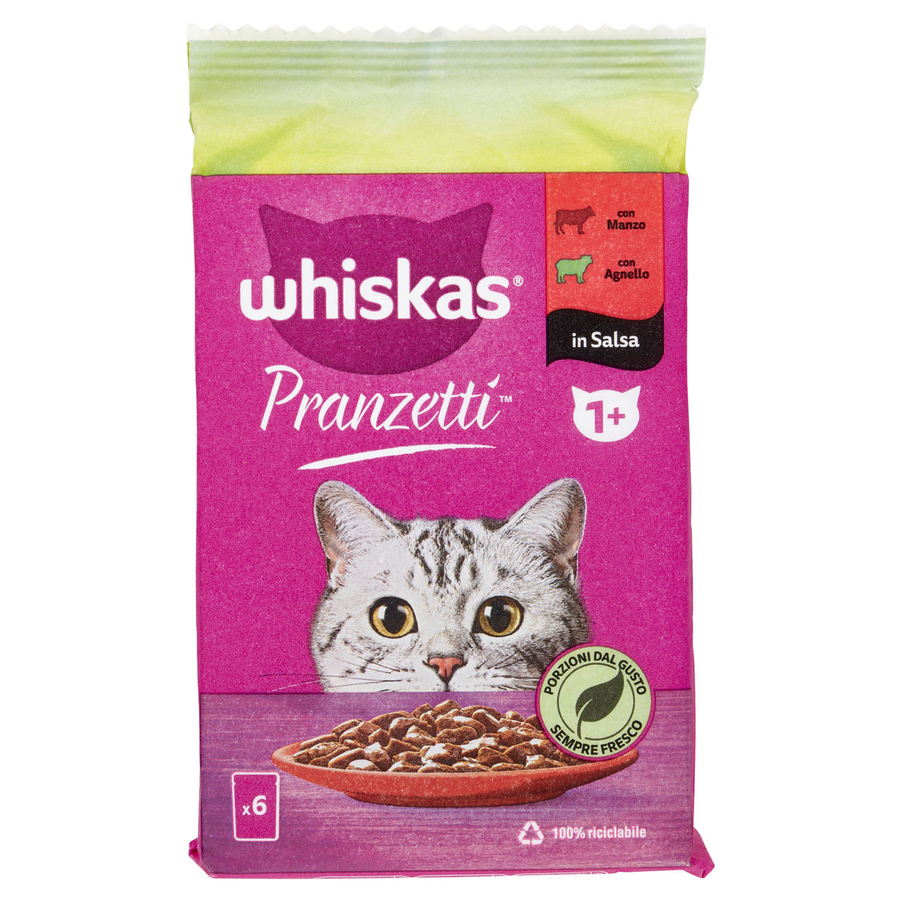 Umido per gatti 1+ carni miste 6 pz x 50 gr - Immagine 01