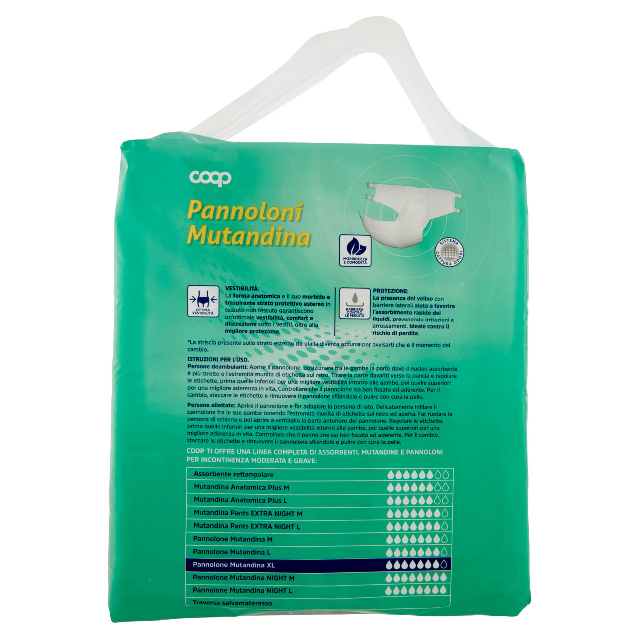 Pannoloni mutandina per incontinenza coop tg.xl pz.13 - Immagine 51