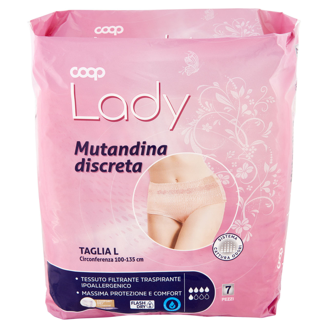 Mutandina per incontinenza discreta coop lady tg.l pz.7 - Immagine 11