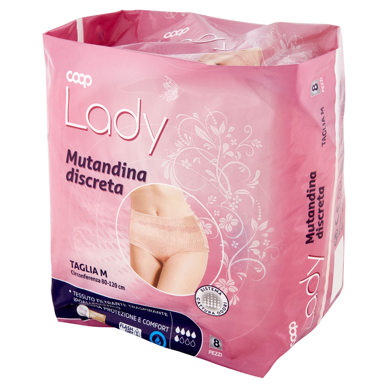 Mutandina per incontinenza discreta coop lady tg.m pz.8 - Immagine 51