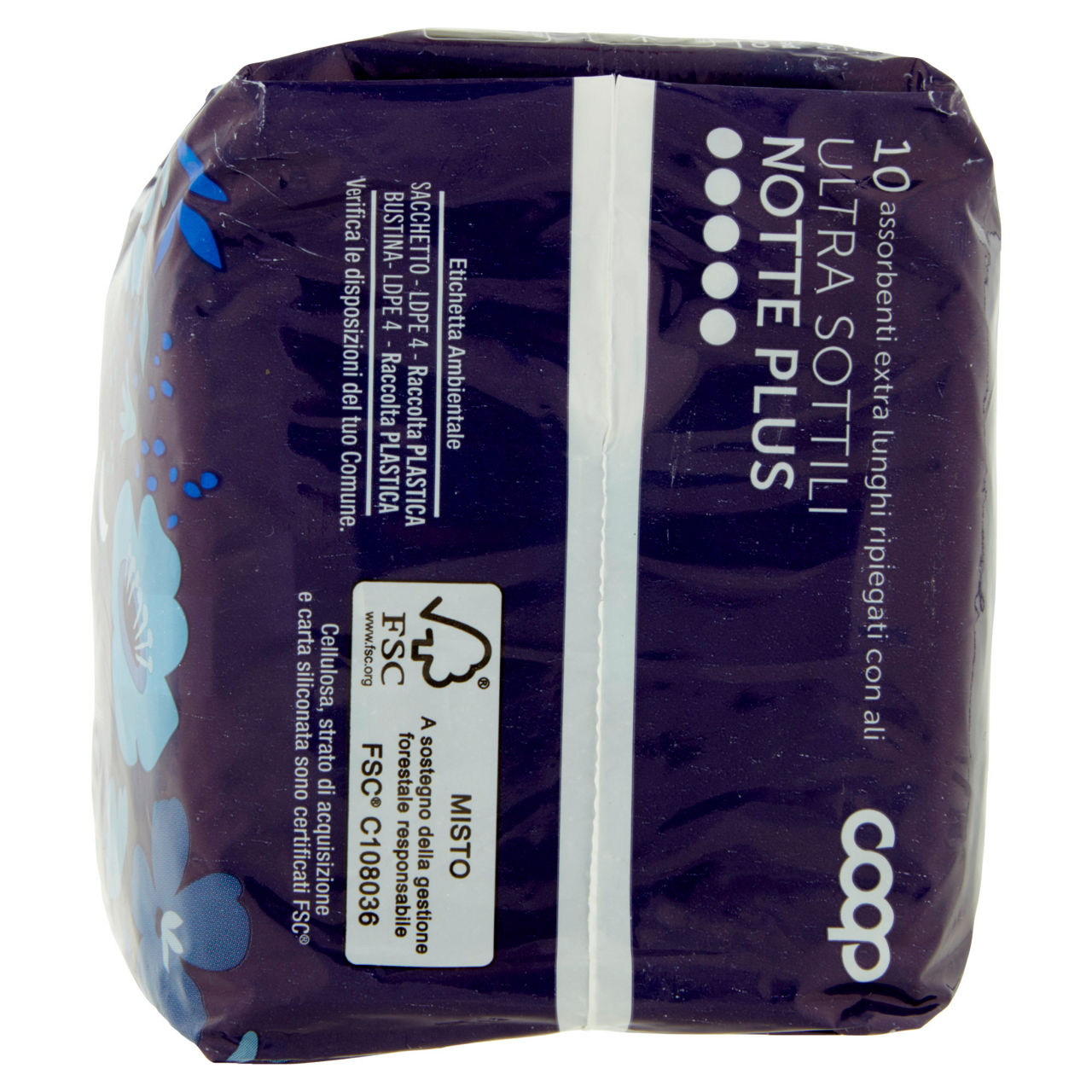 Assorbenti ultra sottili extra lunghi ripiegati con ali notte plus coop pz.10 - Immagine 61