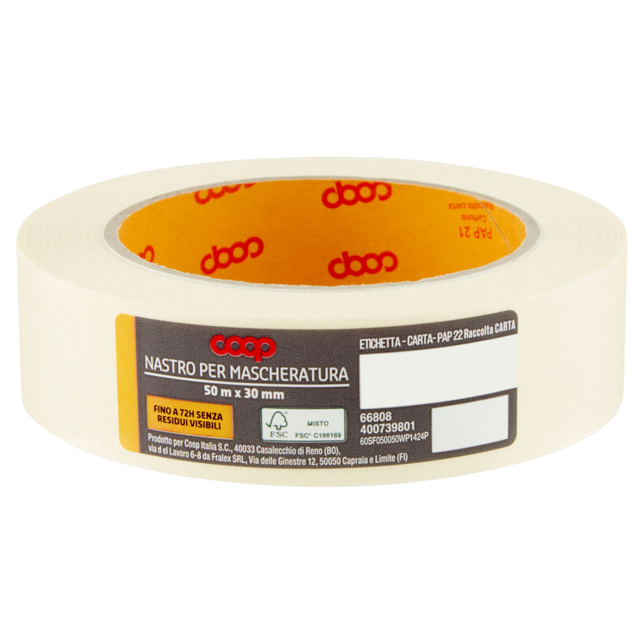 Nastro da mascheratura coop 50mx30mm - 72h senza residui - Immagine 01
