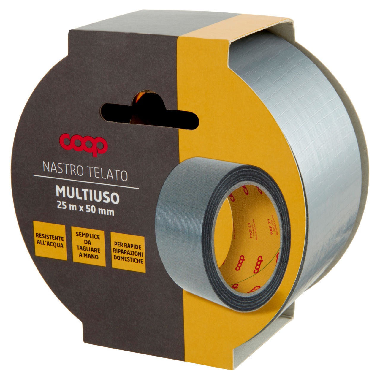 Nastro telato coop 25mx50mm - Immagine 01