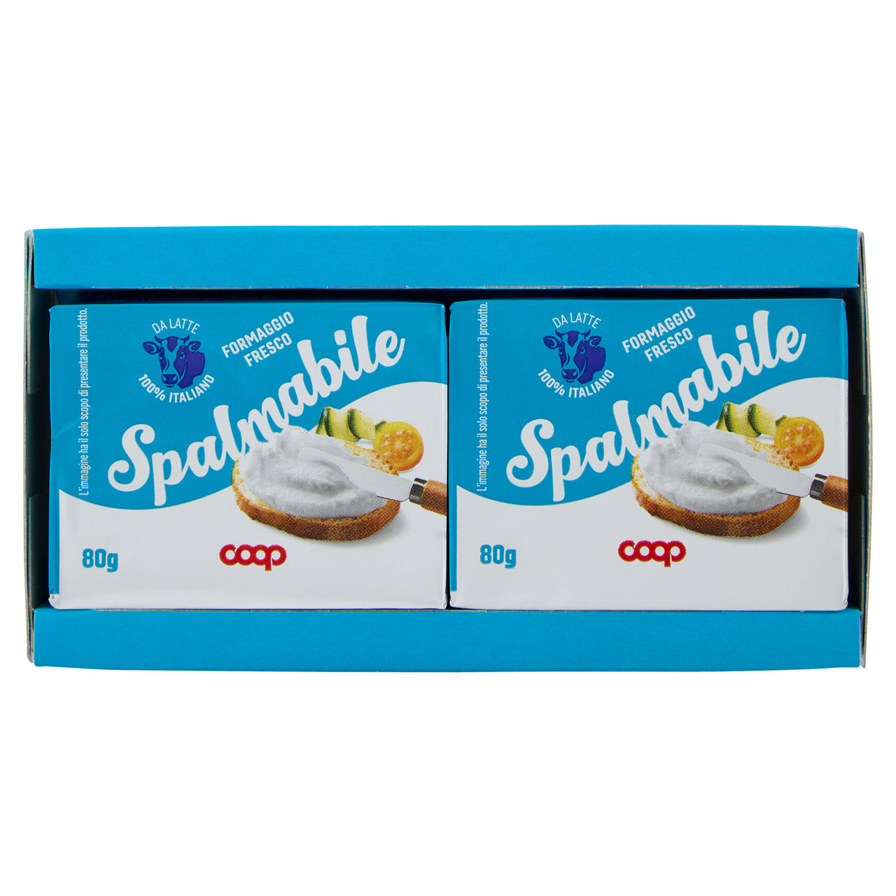 Formaggio fresco spalmabile 2 pz 160 gr