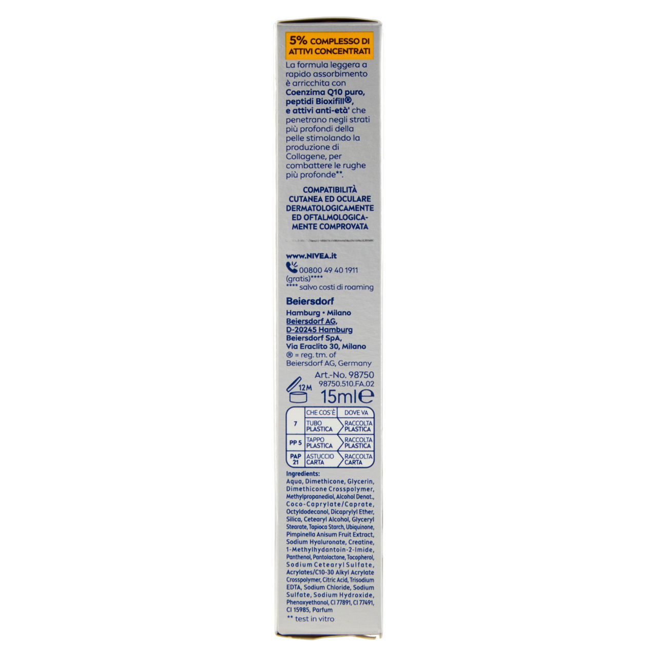 Filler anti rughe mirato Q10 15 ml - Immagine 11