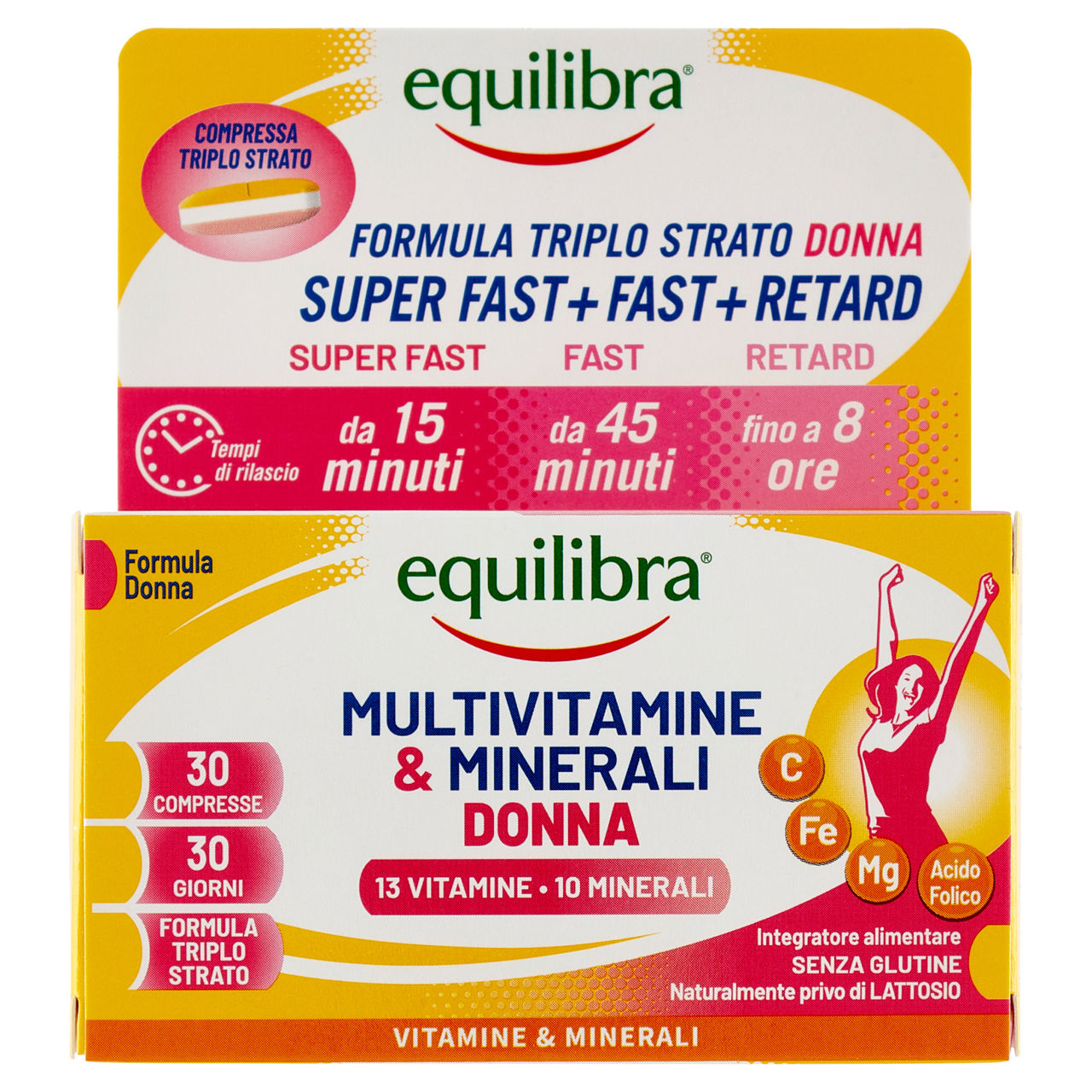 Integratore multivitamine e minerali donna 30 compresse