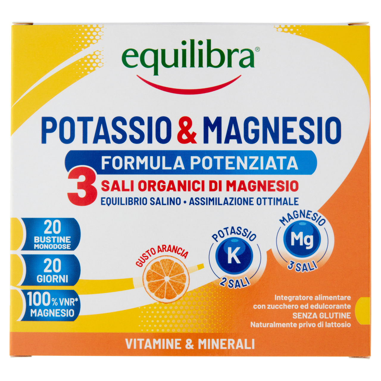 POTASSIO & MAGNESIO 3- 20 BUSTE EQUILIBRA G104 - Immagine 01