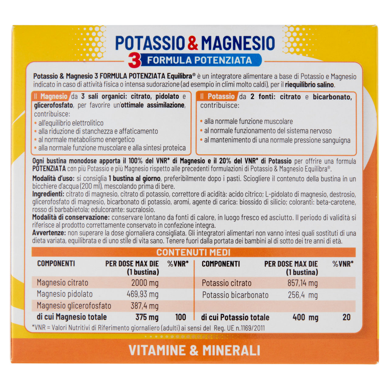 POTASSIO & MAGNESIO 3- 20 BUSTE EQUILIBRA G104 - Immagine 21