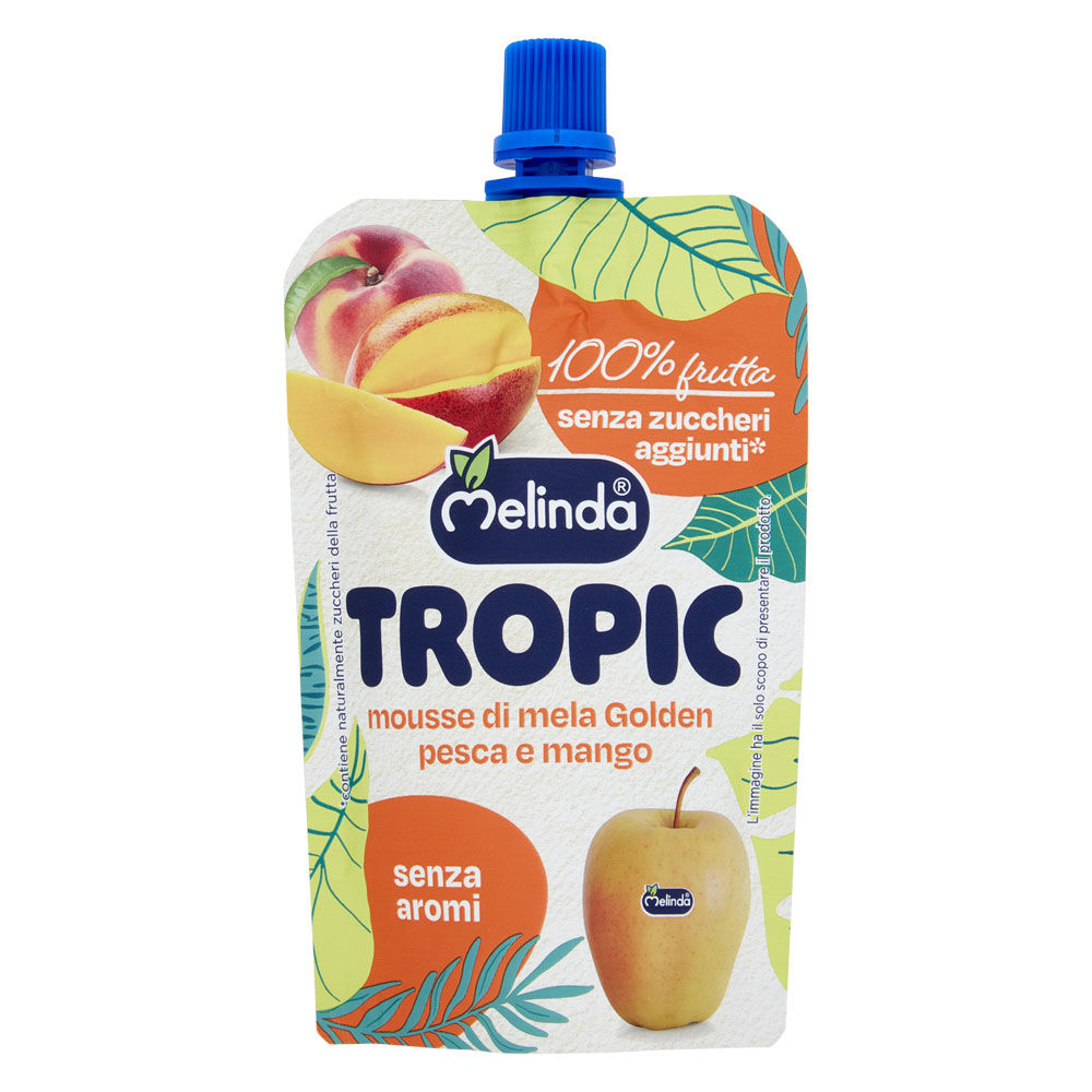 Mousse di mela pesca e mango 90 gr