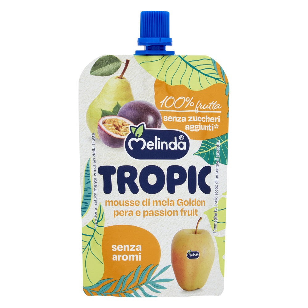 Mousse di mela pera e passion fruit 90 gr