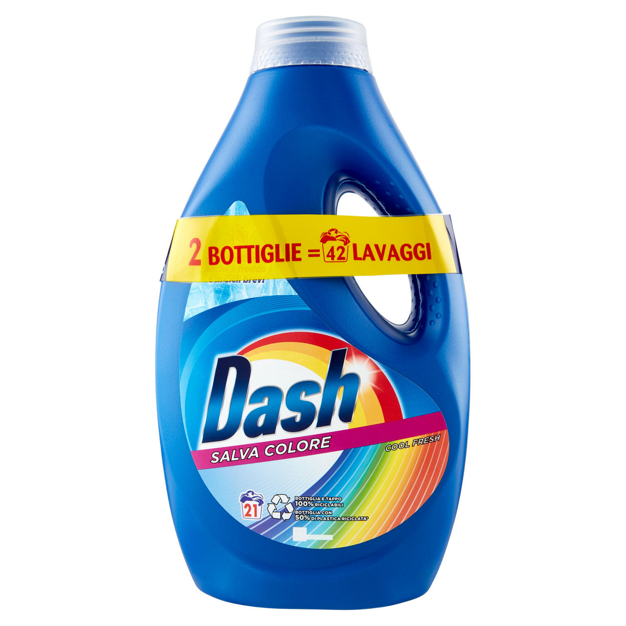 Detersivo liquido salva colore 2X21 lavaggi 2,1 lt - Immagine 01
