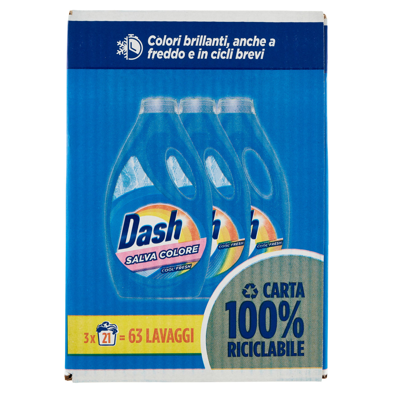 Detersivo lavatrice liquido per colorati 3 pz x 21 lavaggi - Immagine 51